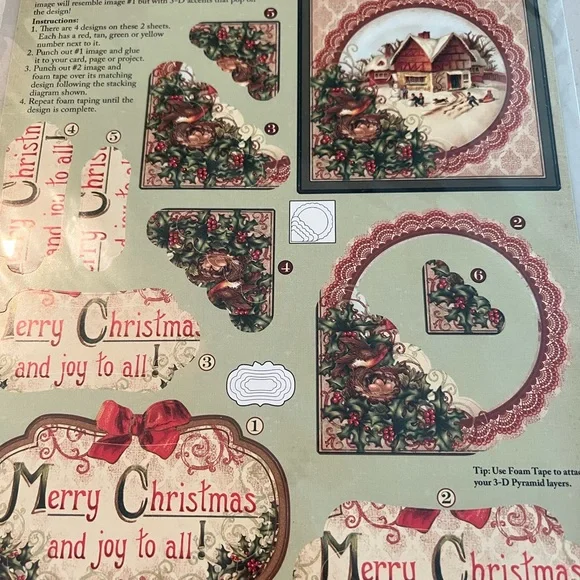 Green and Red Arts & Crafts Office Set. Two sheets - Picture 4 of 5